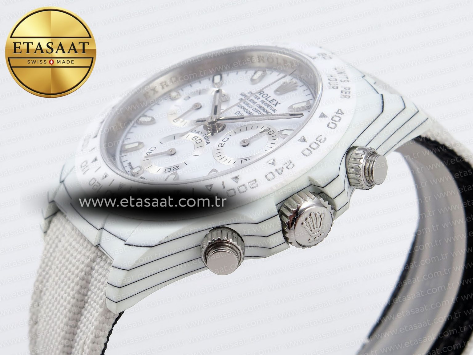 Rolex Daytona FC/NY White Dial DIWF A7750 - Görsel 9