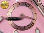 Rolex Daytona White Ceramic Case and Bracelet Pink Dial SA4130 - Görsel 12