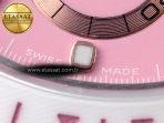 Rolex Daytona White Ceramic Case and Bracelet Pink Dial SA4130 - Görsel 13