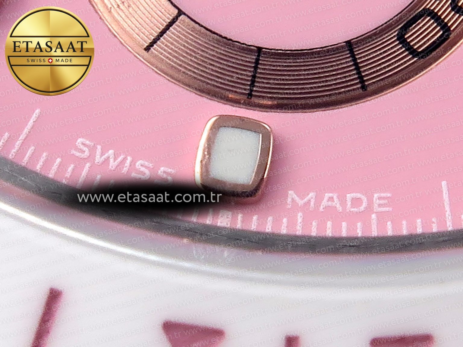 Rolex Daytona White Ceramic Case and Bracelet Pink Dial SA4130 - Görsel 13