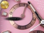 Rolex Daytona White Ceramic Case and Bracelet Pink Dial SA4130 - Görsel 14