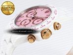 Rolex Daytona White Ceramic Case and Bracelet Pink Dial SA4130 - Görsel 8