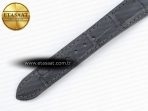 De Ville Date RG MKF 1:1 Best Edition Gray Dial Roman Marker on Gray Leather Strap A8800 - Görsel 24