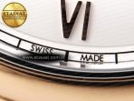 De Ville Date RG MKF 1:1 Best Edition White Dial Roman Marker on Brown Leather Strap A8800 - Görsel 12