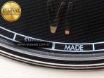De Ville Date SS MKF 1:1 Best Edition Black Dial Roman Marker on Black Leather Strap A8800 - Görsel 12