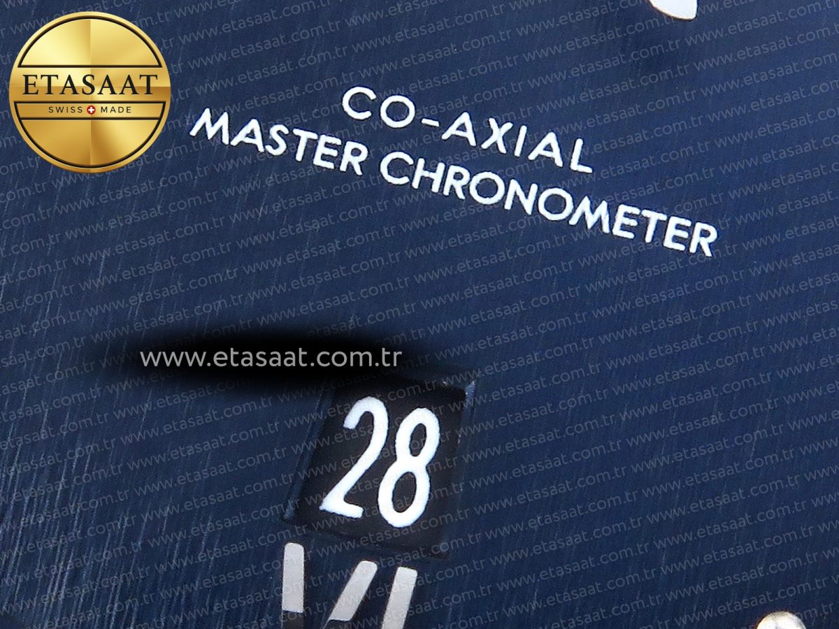 De Ville Date SS MKF 1:1 Best Edition Blue Dial Roman Marker on Black Leather Strap A8800 - Görsel 11