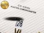 De Ville Date YG MKF 1:1 Best Edition White Textured Dial Roman Marker on Brown Leather Strap A8800 - Görsel 11