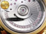 De Ville Date YG MKF 1:1 Best Edition White Textured Dial Roman Marker on Brown Leather Strap A8800 - Görsel 17