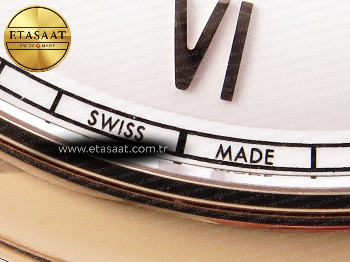De Ville Power Reserve RG MKF 1:1 Best Edition White Dial on Brown Leather Strap A8810 - Görsel 14