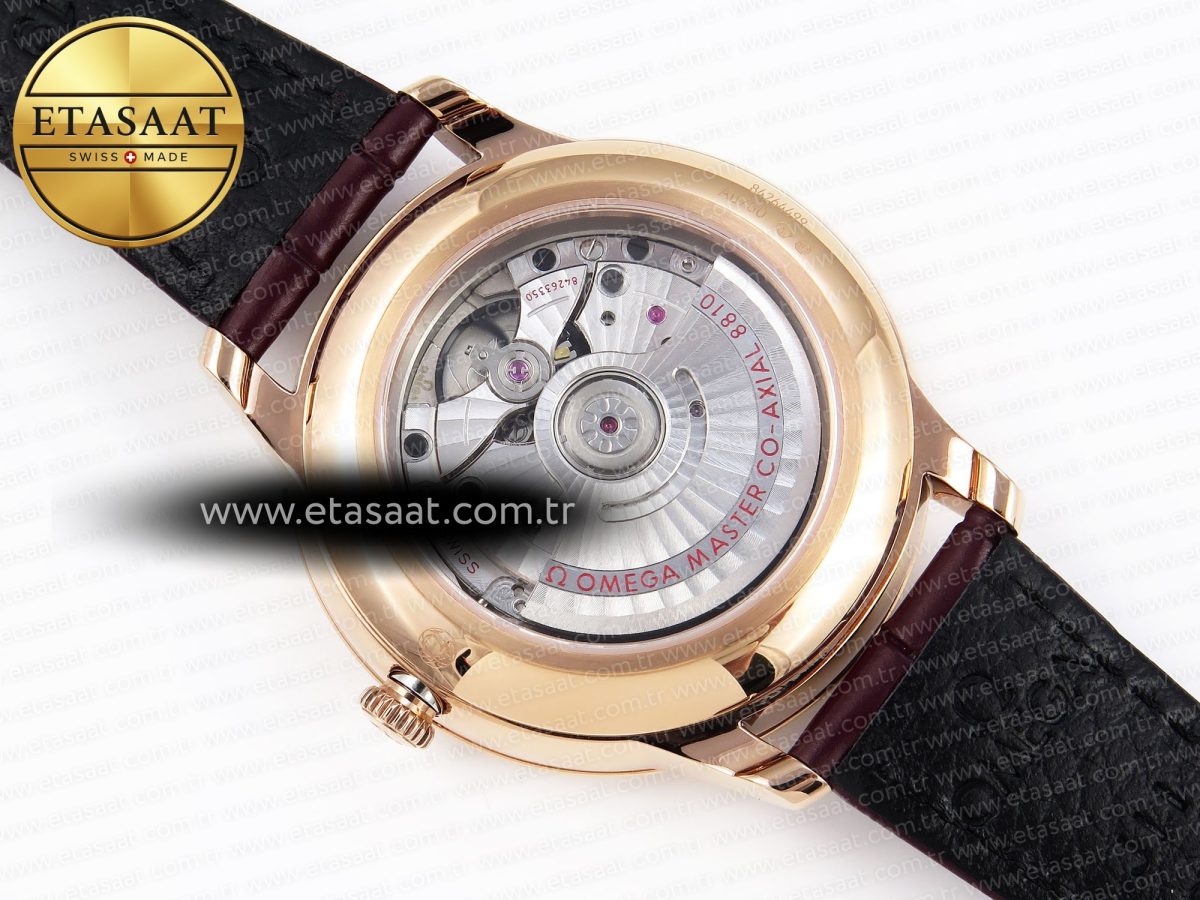 De Ville Power Reserve RG MKF 1:1 Best Edition White Dial on Brown Leather Strap A8810 - Görsel 18