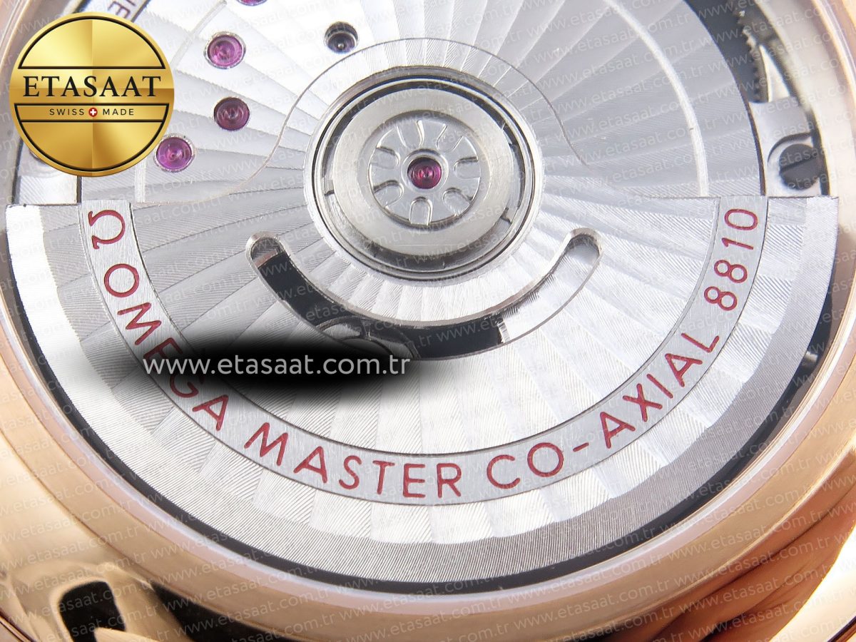 De Ville Power Reserve RG MKF 1:1 Best Edition White Dial on Brown Leather Strap A8810 - Görsel 20