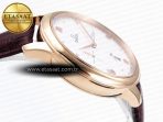 De Ville Power Reserve RG MKF 1:1 Best Edition White Dial on Brown Leather Strap A8810 - Görsel 9
