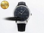 De Ville Power Reserve SS MKF 1:1 Best Edition Black Dial on Black Leather Strap A8810 - Görsel 3
