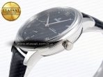 De Ville Power Reserve SS MKF 1:1 Best Edition Black Dial on Black Leather Strap A8810 - Görsel 8