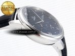De Ville Power Reserve SS MKF 1:1 Best Edition Black Dial on Black Leather Strap A8810 - Görsel 9