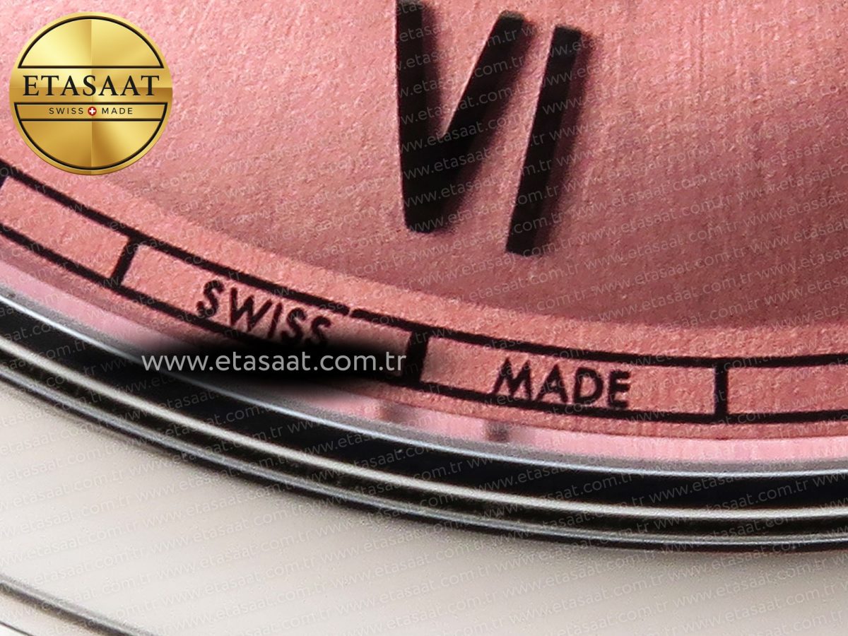 De Ville Power Reserve SS MKF 1:1 Best Edition Pink Dial on Black Leather Strap - Görsel 13