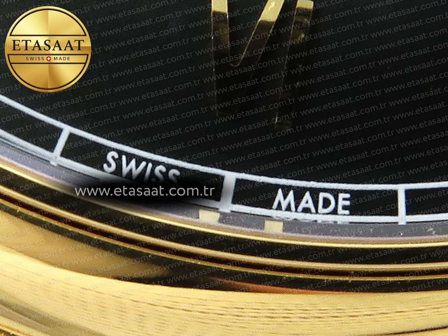 De Ville Power Reserve YG MKF 1:1 Best Edition Black Dial on Black Leather Strap A8810 - Görsel 13