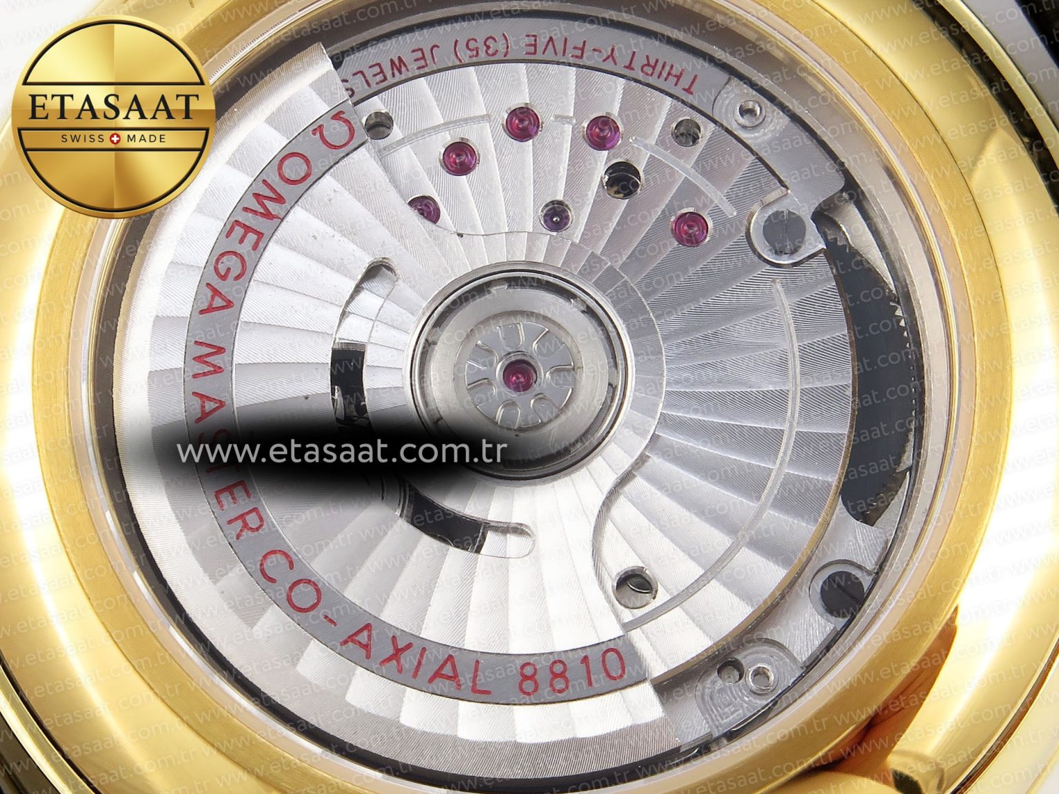 De Ville Power Reserve YG MKF 1:1 Best Edition Black Dial on Black Leather Strap A8810 - Görsel 19