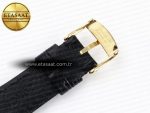 De Ville Power Reserve YG MKF 1:1 Best Edition Black Dial on Black Leather Strap A8810 - Görsel 28