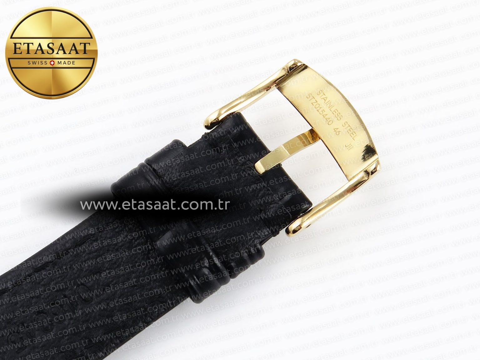 De Ville Power Reserve YG MKF 1:1 Best Edition Black Dial on Black Leather Strap A8810 - Görsel 28