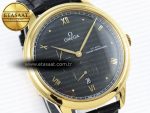 De Ville Power Reserve YG MKF 1:1 Best Edition Black Dial on Black Leather Strap A8810 - Görsel 5