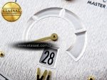 De Ville Power Reserve YG MKF 1:1 Best Edition White Dial on Brown Leather Strap A8810 - Görsel 12