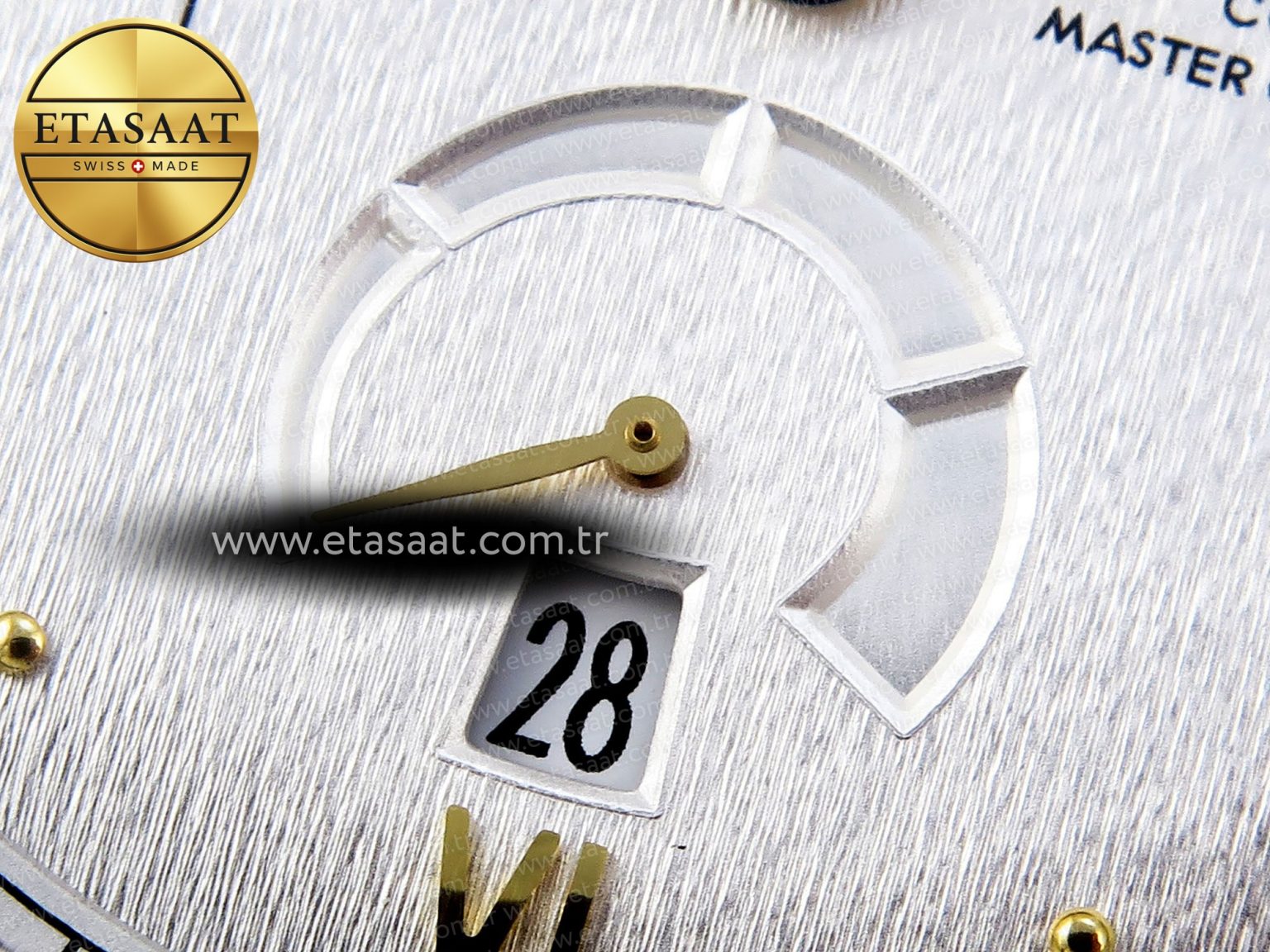 De Ville Power Reserve YG MKF 1:1 Best Edition White Dial on Brown Leather Strap A8810 - Görsel 12