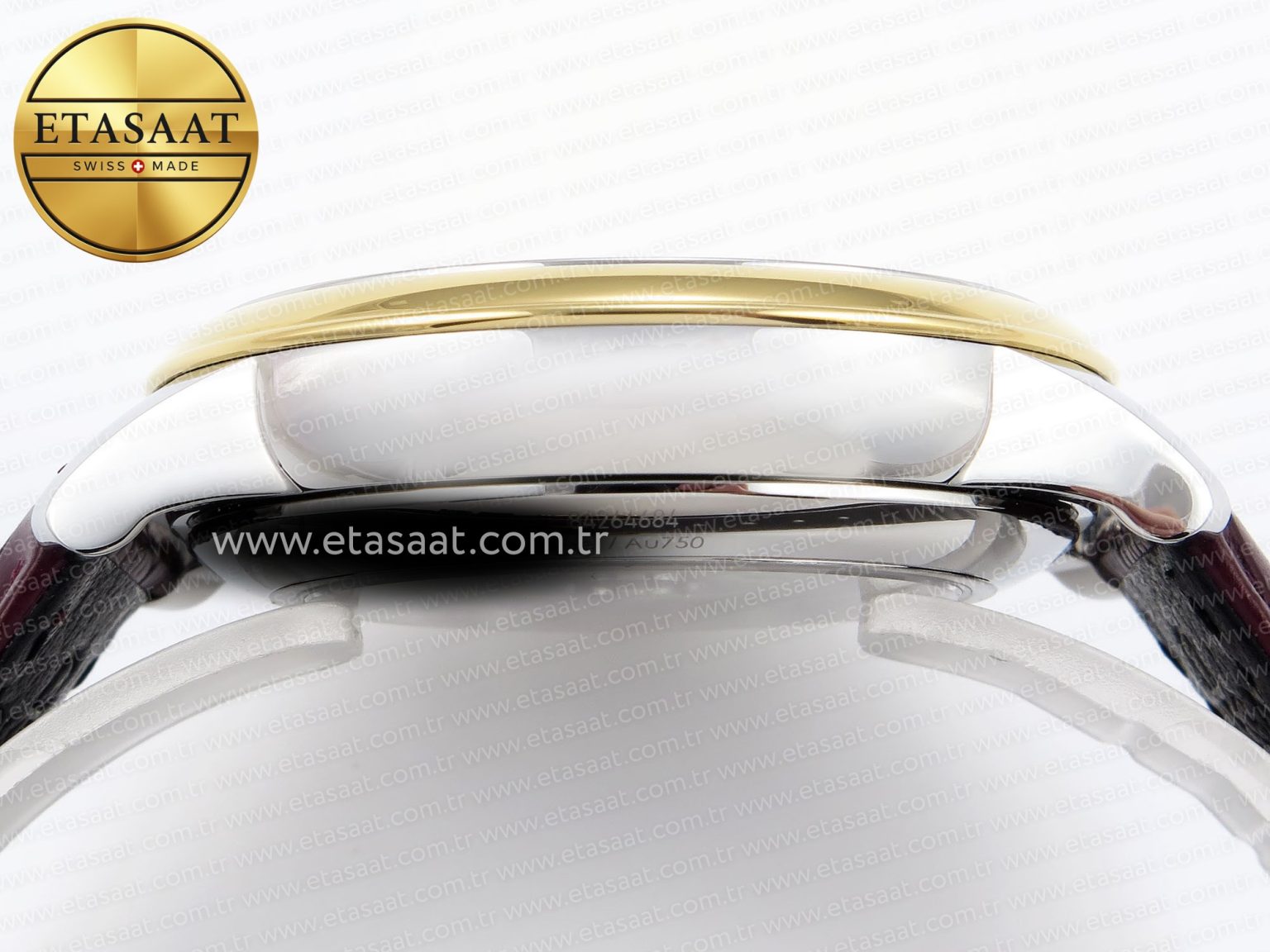 De Ville Power Reserve YG MKF 1:1 Best Edition White Dial on Brown Leather Strap A8810 - Görsel 15