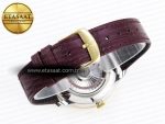 De Ville Power Reserve YG MKF 1:1 Best Edition White Dial on Brown Leather Strap A8810 - Görsel 17