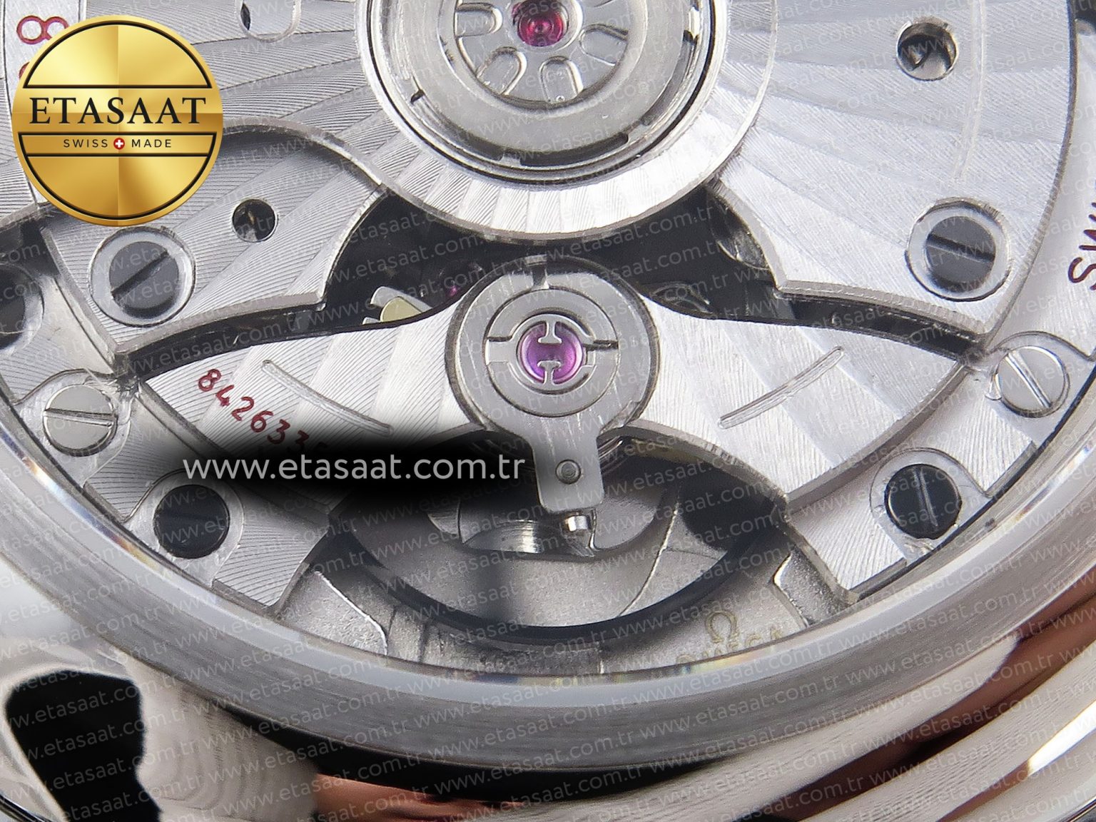 De Ville Power Reserve YG MKF 1:1 Best Edition White Dial on Brown Leather Strap A8810 - Görsel 21