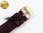 De Ville Power Reserve YG MKF 1:1 Best Edition White Dial on Brown Leather Strap A8810 - Görsel 27