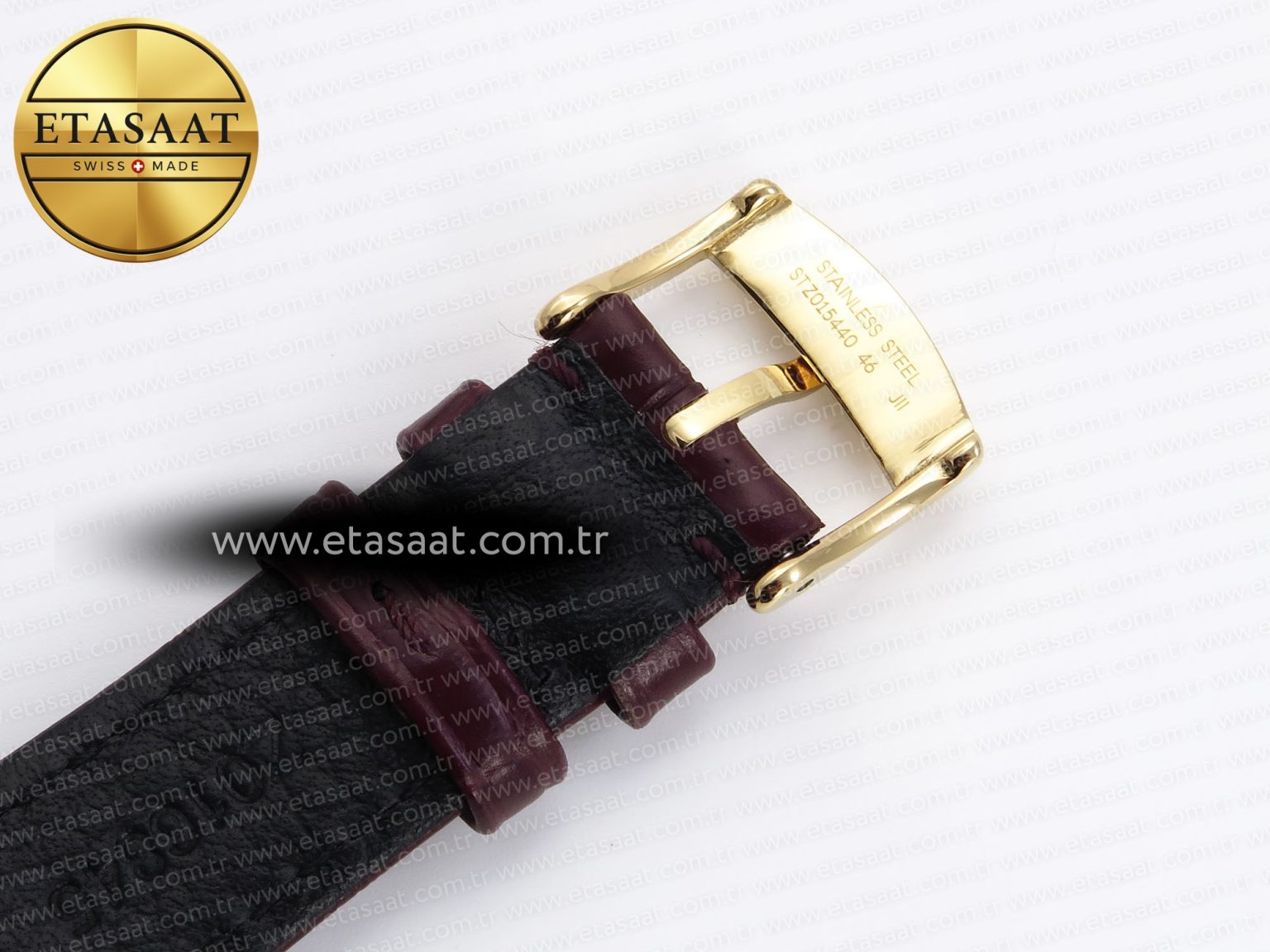 De Ville Power Reserve YG MKF 1:1 Best Edition White Dial on Brown Leather Strap A8810 - Görsel 28