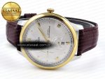 De Ville Power Reserve YG MKF 1:1 Best Edition White Dial on Brown Leather Strap A8810 - Görsel 6