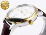 De Ville Power Reserve YG MKF 1:1 Best Edition White Dial on Brown Leather Strap A8810 - Görsel 8