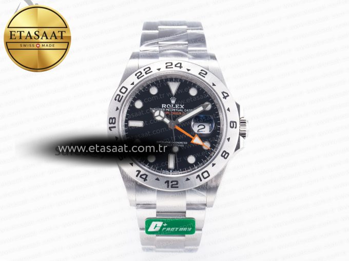 Explorer II 42mm 226570 904L SS C+F 1:1 Best Edition Black Dial on Bracelet VR3285 CHS - Görsel 3