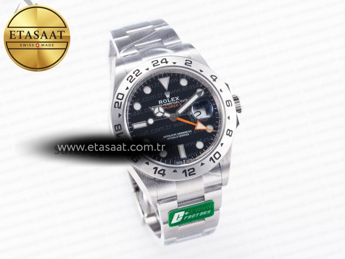 Explorer II 42mm 226570 904L SS C+F 1:1 Best Edition Black Dial on Bracelet VR3285 CHS - Görsel 4