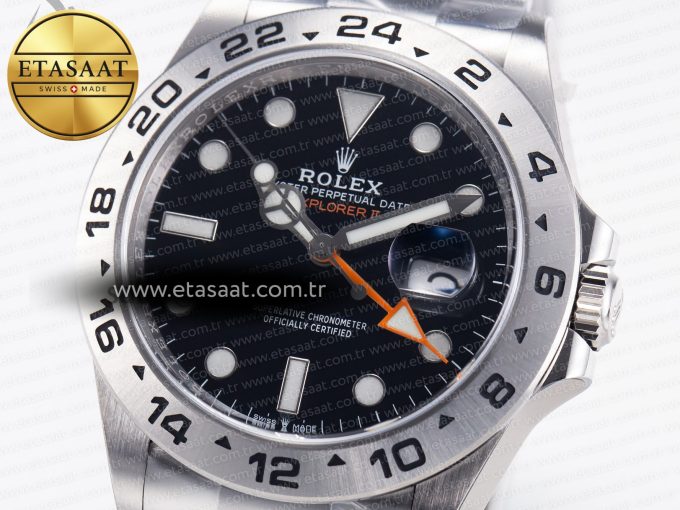 Explorer II 42mm 226570 904L SS C+F 1:1 Best Edition Black Dial on Bracelet VR3285 CHS - Görsel 5