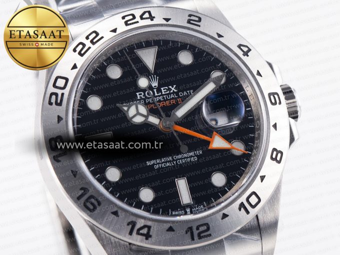 Explorer II 42mm 226570 904L SS C+F 1:1 Best Edition Black Dial on Bracelet VR3285 CHS - Görsel 6