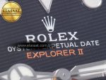 Explorer II 42mm 226570 904L SS C+F 1:1 Best Edition Black Dial on Bracelet VR3285 CHS - Görsel 9