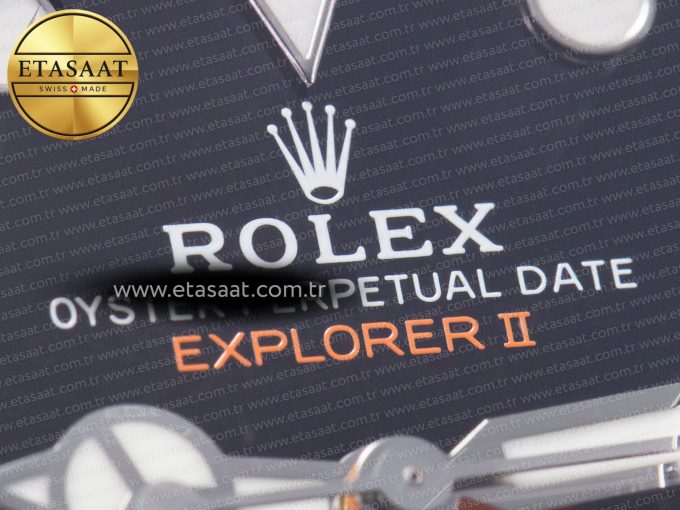Explorer II 42mm 226570 904L SS C+F 1:1 Best Edition Black Dial on Bracelet VR3285 CHS - Görsel 9