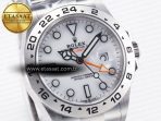 Explorer II 42mm 226570 904L SS C+F 1:1 Best Edition White Dial on Bracelet VR3285 CHS - Görsel 6