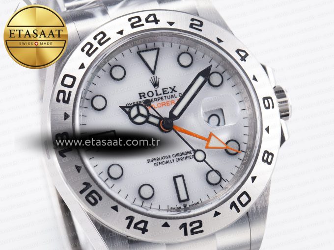 Explorer II 42mm 226570 904L SS C+F 1:1 Best Edition White Dial on Bracelet VR3285 CHS - Görsel 6