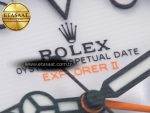 Explorer II 42mm 226570 904L SS C+F 1:1 Best Edition White Dial on Bracelet VR3285 CHS - Görsel 9