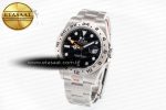 Explorer II 42mm 226570 Black 904L SS GMF 1:1 Best Edition Black Dial on Bracelet VR3285 (Correct Hand Stack)