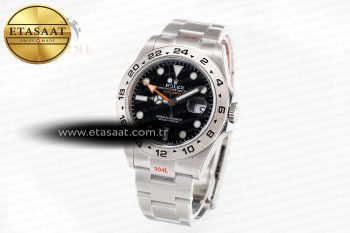 Explorer II 42mm 226570 Black 904L SS GMF 1:1 Best Edition Black Dial on Bracelet VR3285 (Correct Hand Stack)