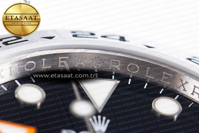 Explorer II 42mm 226570 Black 904L SS GMF 1:1 Best Edition Black Dial on Bracelet VR3285 (Correct Hand Stack) - Görsel 13