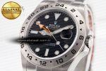 Explorer II 42mm 226570 Black 904L SS GMF 1:1 Best Edition Black Dial on Bracelet VR3285 (Correct Hand Stack) - Görsel 6