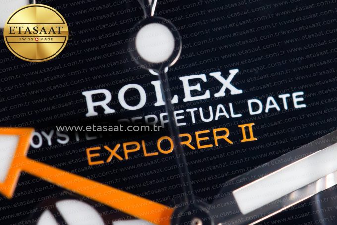 Explorer II 42mm 226570 Black 904L SS GMF 1:1 Best Edition Black Dial on Bracelet VR3285 (Correct Hand Stack) - Görsel 9