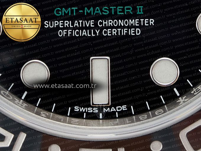 GMT Master II 116710 LN 904L SS ARF 1:1 Best Edition on Jubilee Bracelet VR3186 CHS - Görsel 13