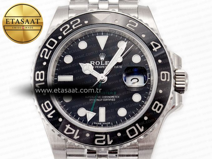 GMT Master II 116710 LN 904L SS ARF 1:1 Best Edition on Jubilee Bracelet VR3186 CHS - Görsel 4